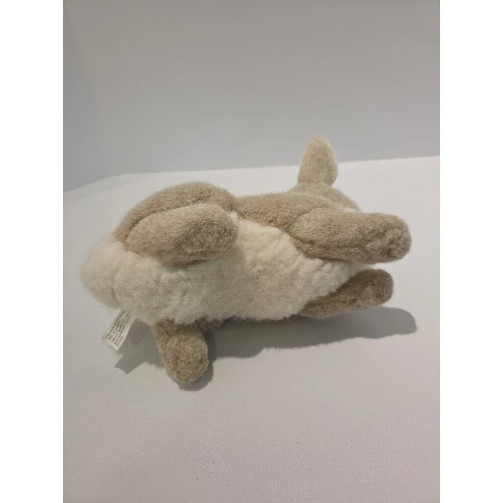 Vintage Chosun Tan Bunny Rabbit Plush Stuffed Animal Realistic Laying Rare HTF